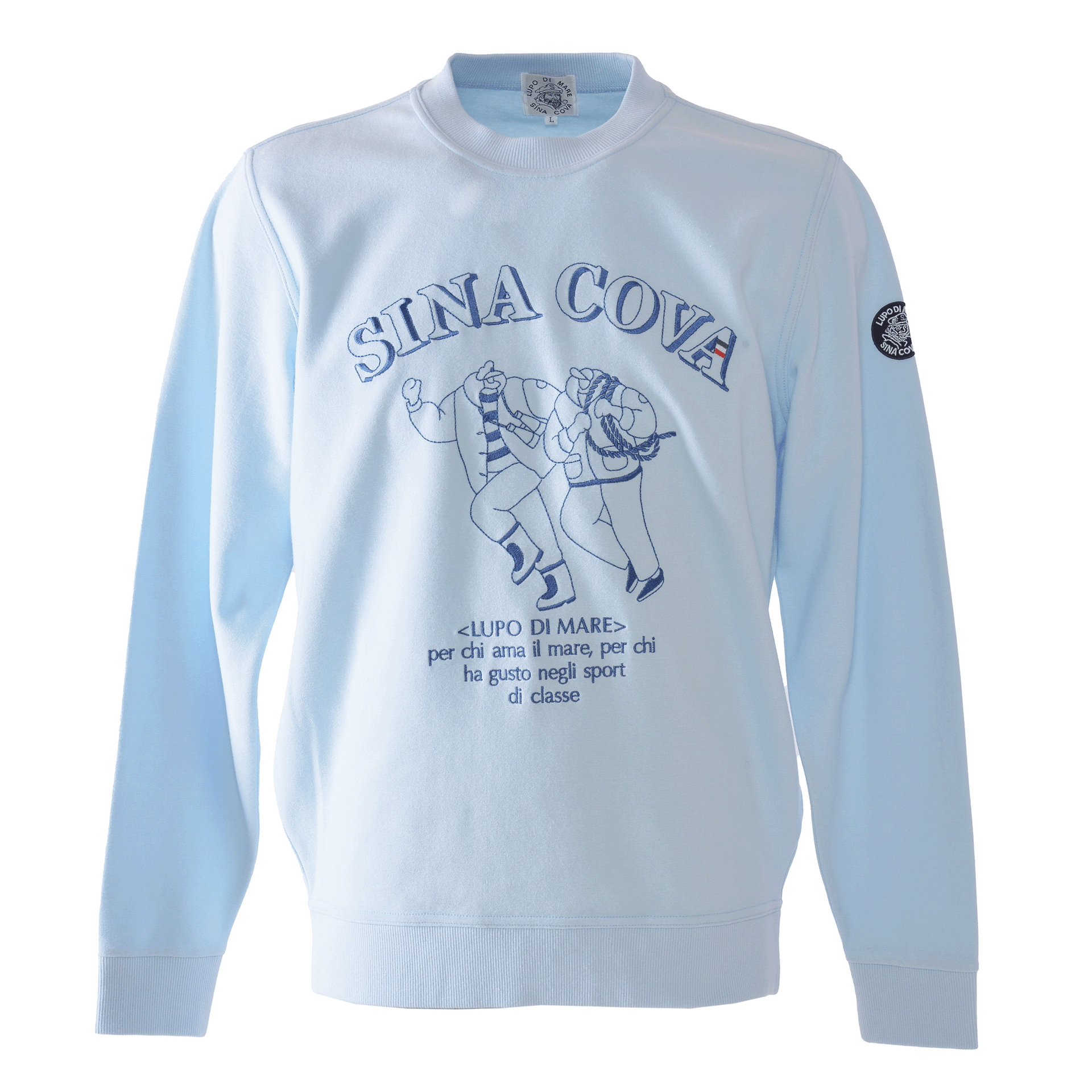 新品未使用Picone CLUBロゴ入りトレーナー風クルーセーター１号 クルーネックトレーナー 25120040