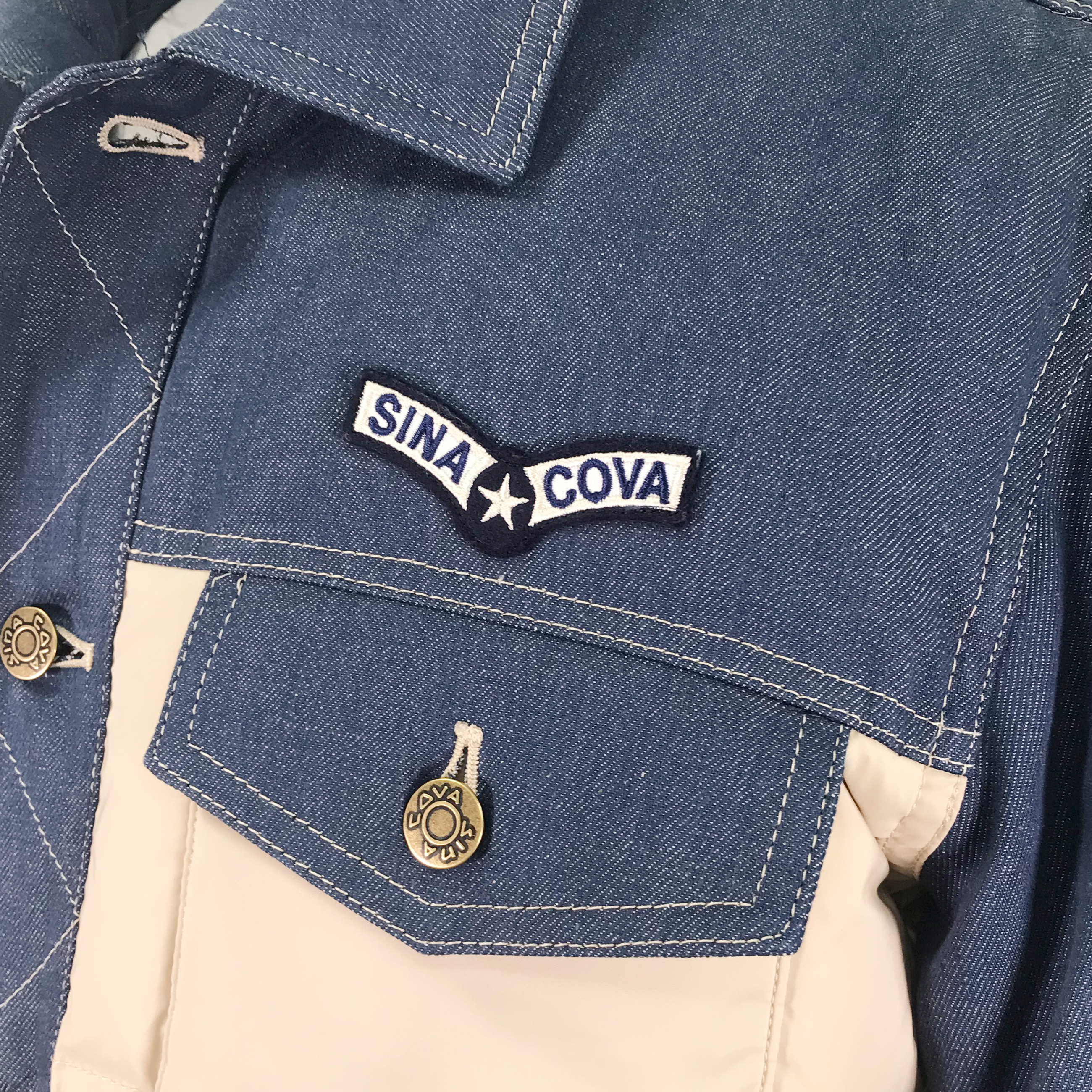 [官方]新浪COVA牛仔羽絨外套23223060