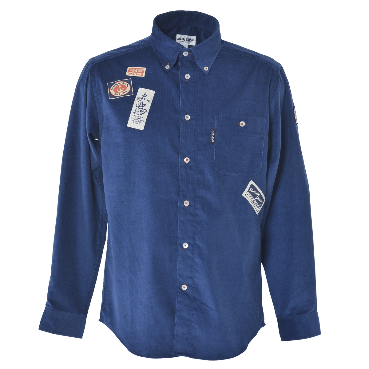 【マリンテイスト】 日本製 シナコバ SINACOVA 長袖 BDシャツ ピンク マリンテイスト】 日本製 シナコバ SINACOVA 長袖 BDシャツ ピンク