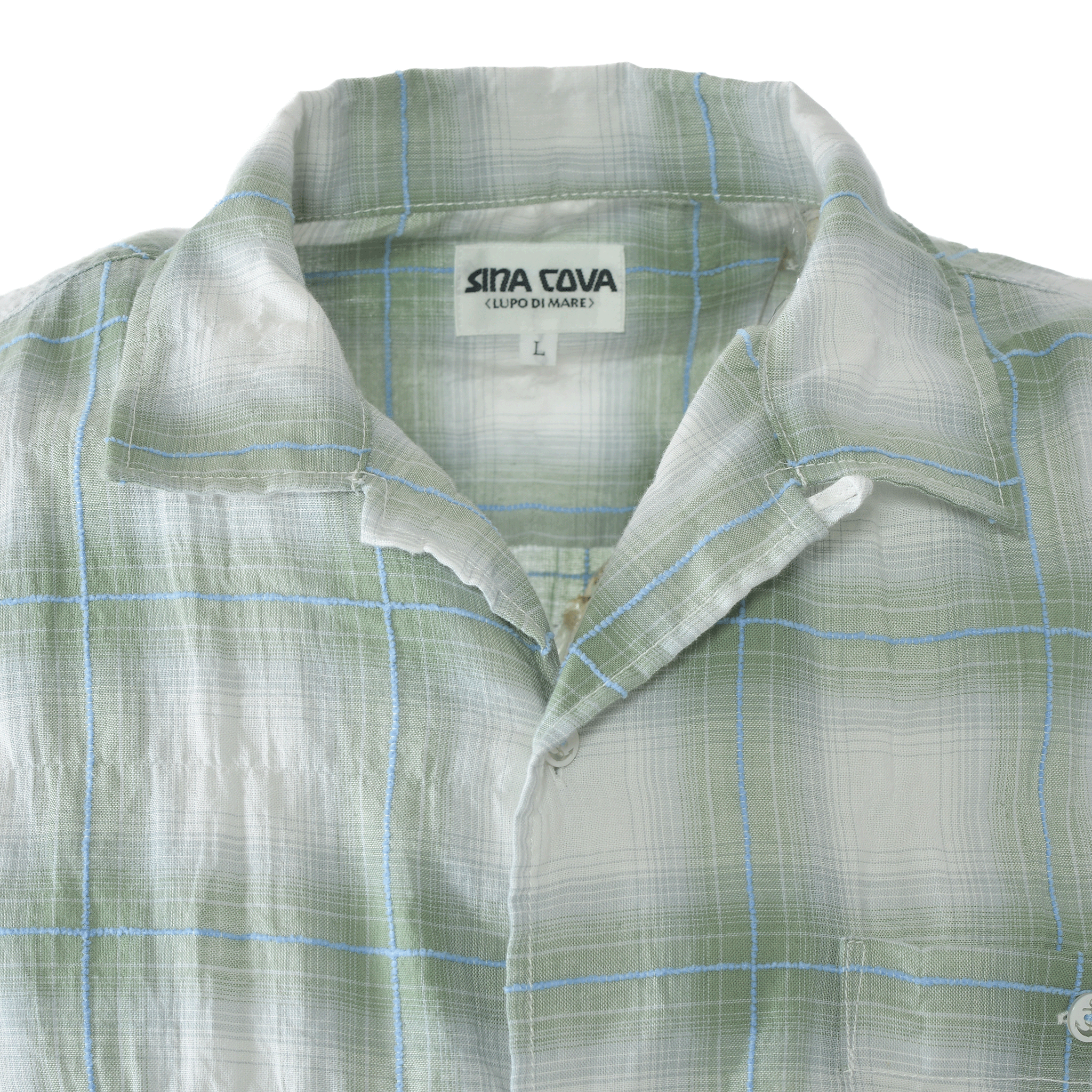 長袖開領襯衫 26124030