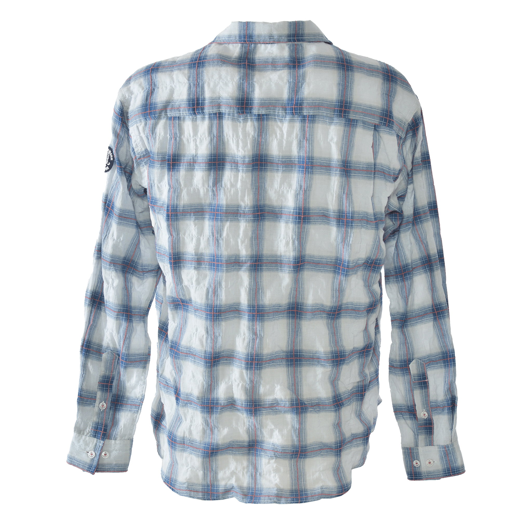 長袖開領襯衫 26124030