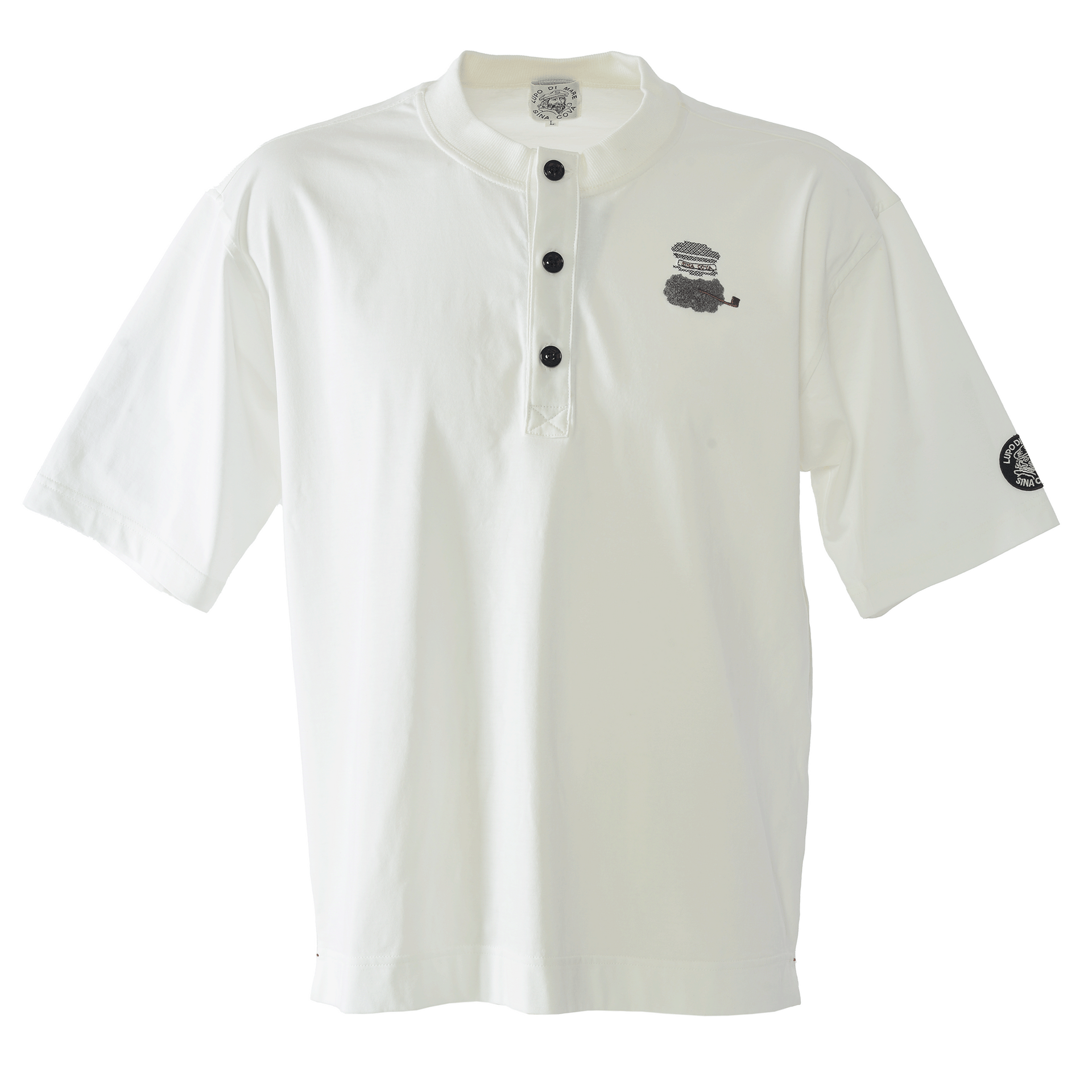 jil sander コットンシャツ　ヘンリーネック ヘンリーネック半袖Tシャツ ユニセックス(男女兼用) 26110550