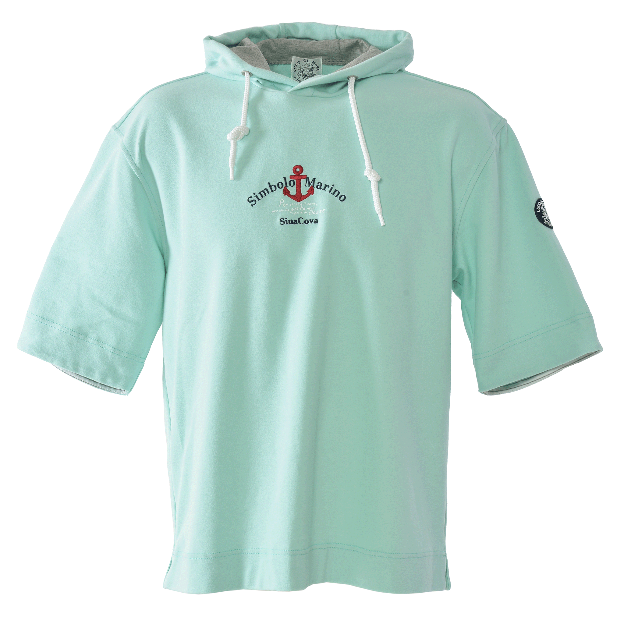 5分袖パーカー 26110520