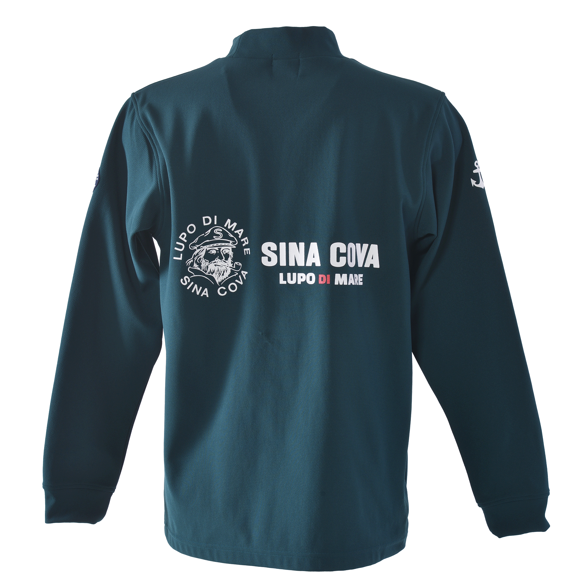 バックプリントモックネック長袖Ｔシャツ 25250020