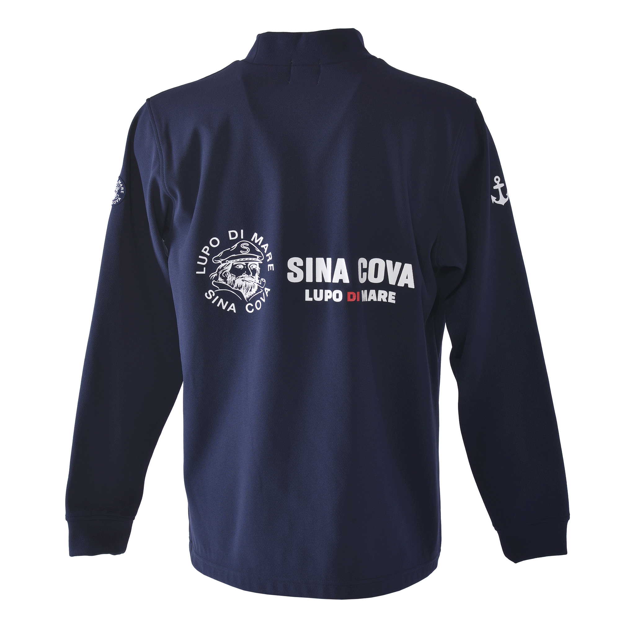 バックプリントモックネック長袖Ｔシャツ 25250020