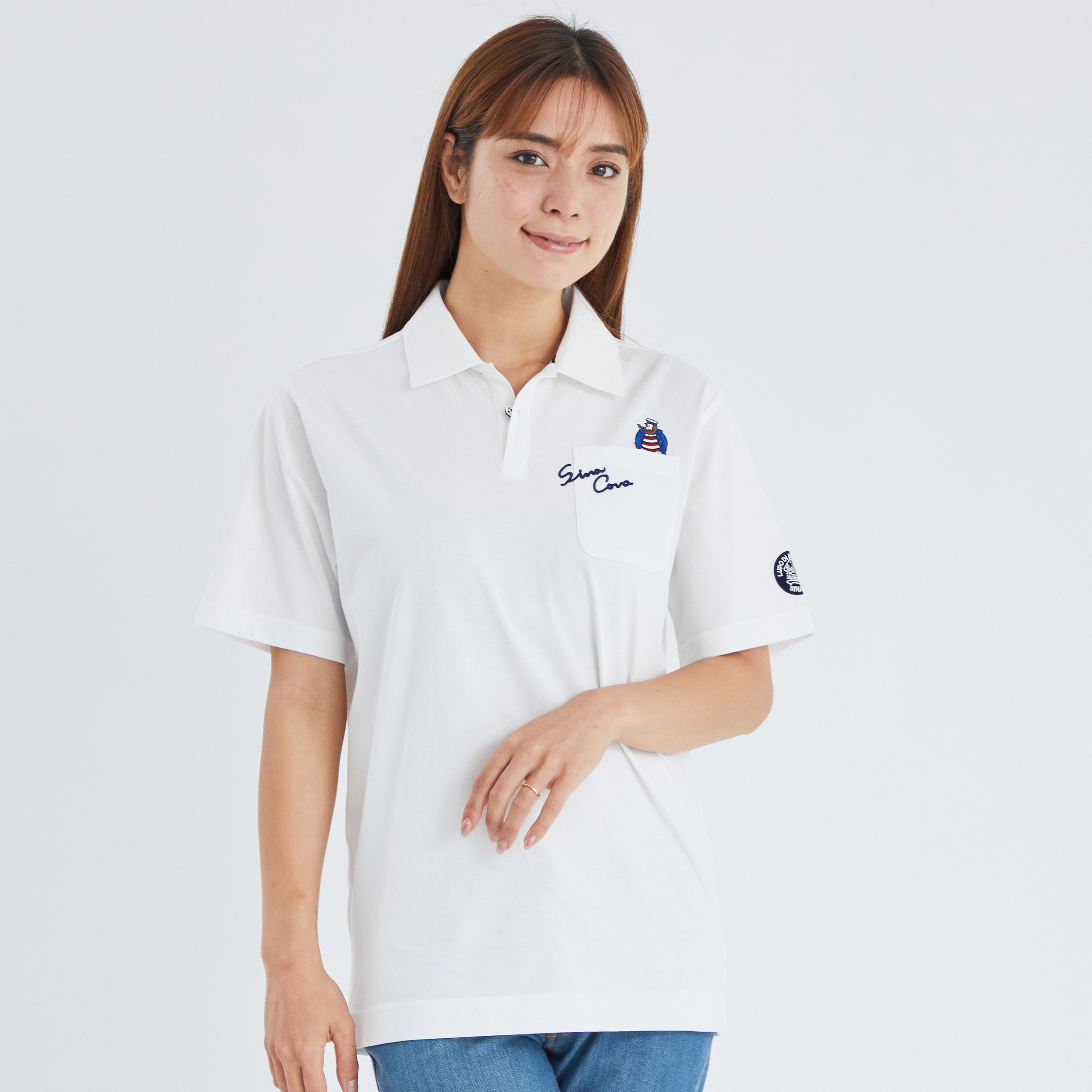 [官方] SINA COVA 短袖 Polo 衫，男女通用，尺寸 S-LL，23120530