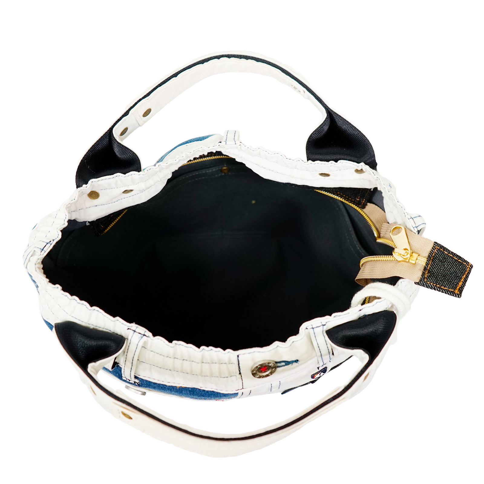 デニムリメイクバックS フリンジ×プードル aya.p デニムリメイクバック デニムリメイクバックS フリンジ×プードル aya.p デニムリメイクバック