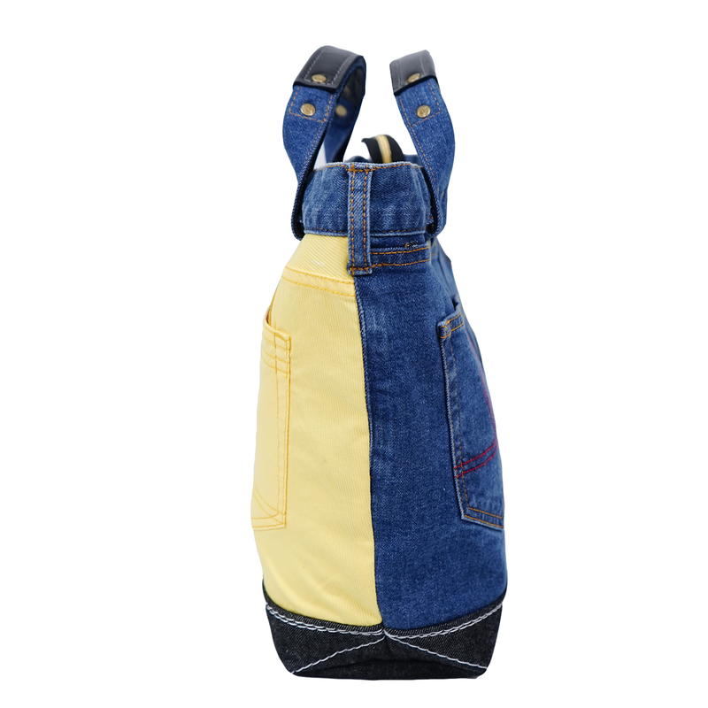 公式】シナコバ(SINA COVA)【一点もの】リメイクトートバック デニム