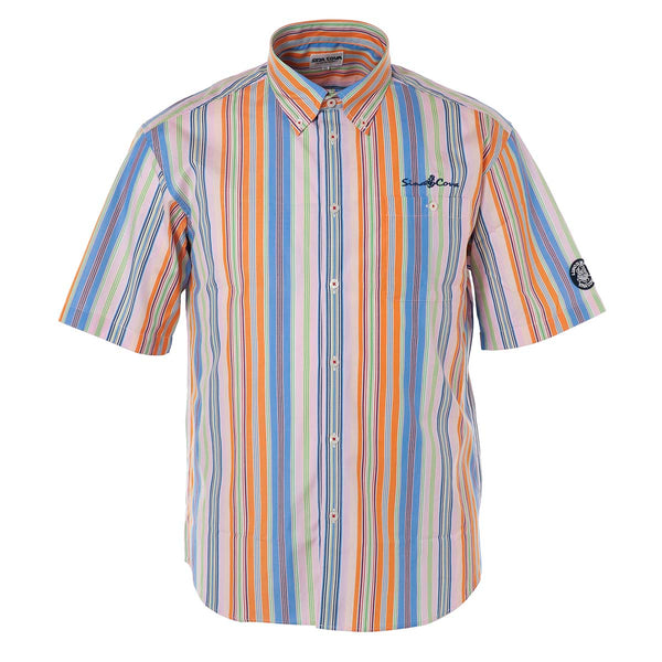 Short -sleeved button down shirt 20124530