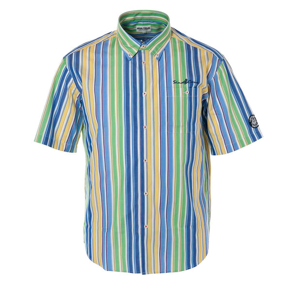 Short -sleeved button down shirt 20124530