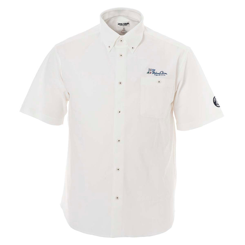 Short -sleeved button down shirt 20124570
