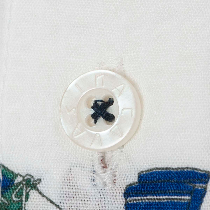 Short -sleeved button down shirt 20124580