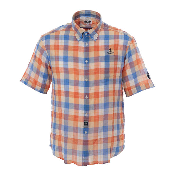 Short -sleeved button down shirt 20134520