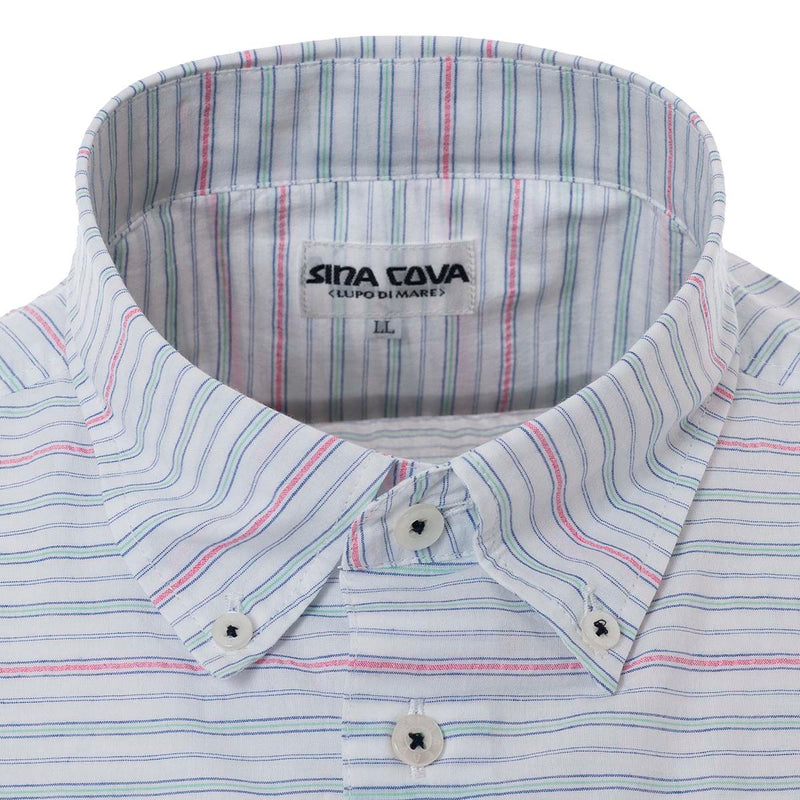 Short -sleeved button down shirt 20124620