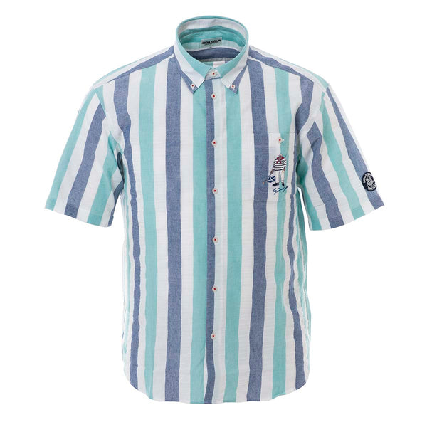 King size short sleeve button down shirt 20124596