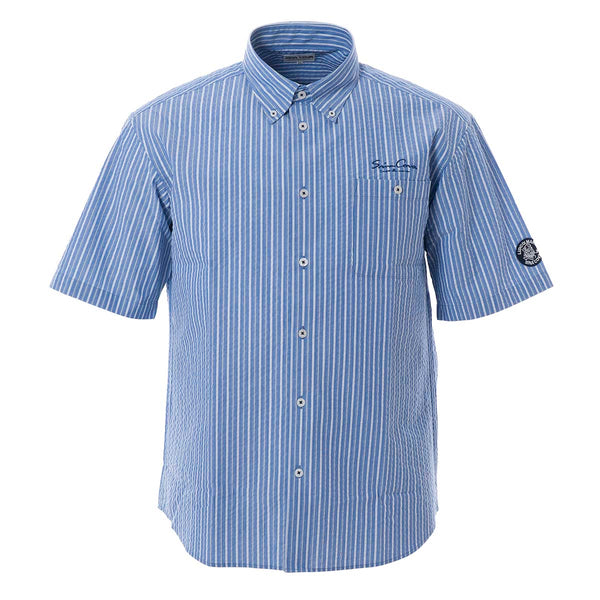 Short -sleeved button down shirt 20124633