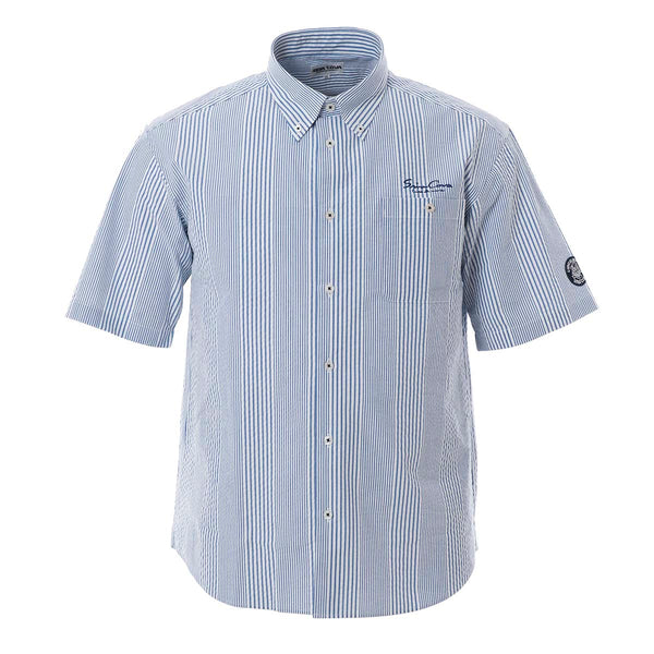 Short -sleeved button down shirt 20124633