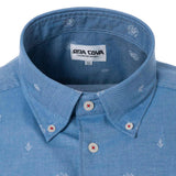 オリジナルジャガード ボタンダウンシャツ　20224020 - SINA COVA