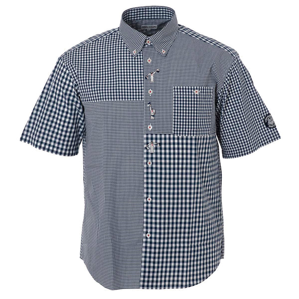 Short -sleeved button down shirt 21124520