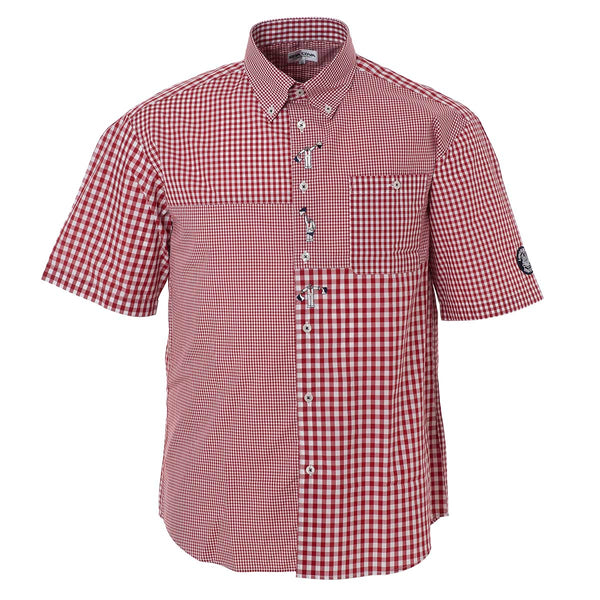 Short -sleeved button down shirt 21124520