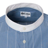 Band Collar Long Sleeve Shirt 21134010