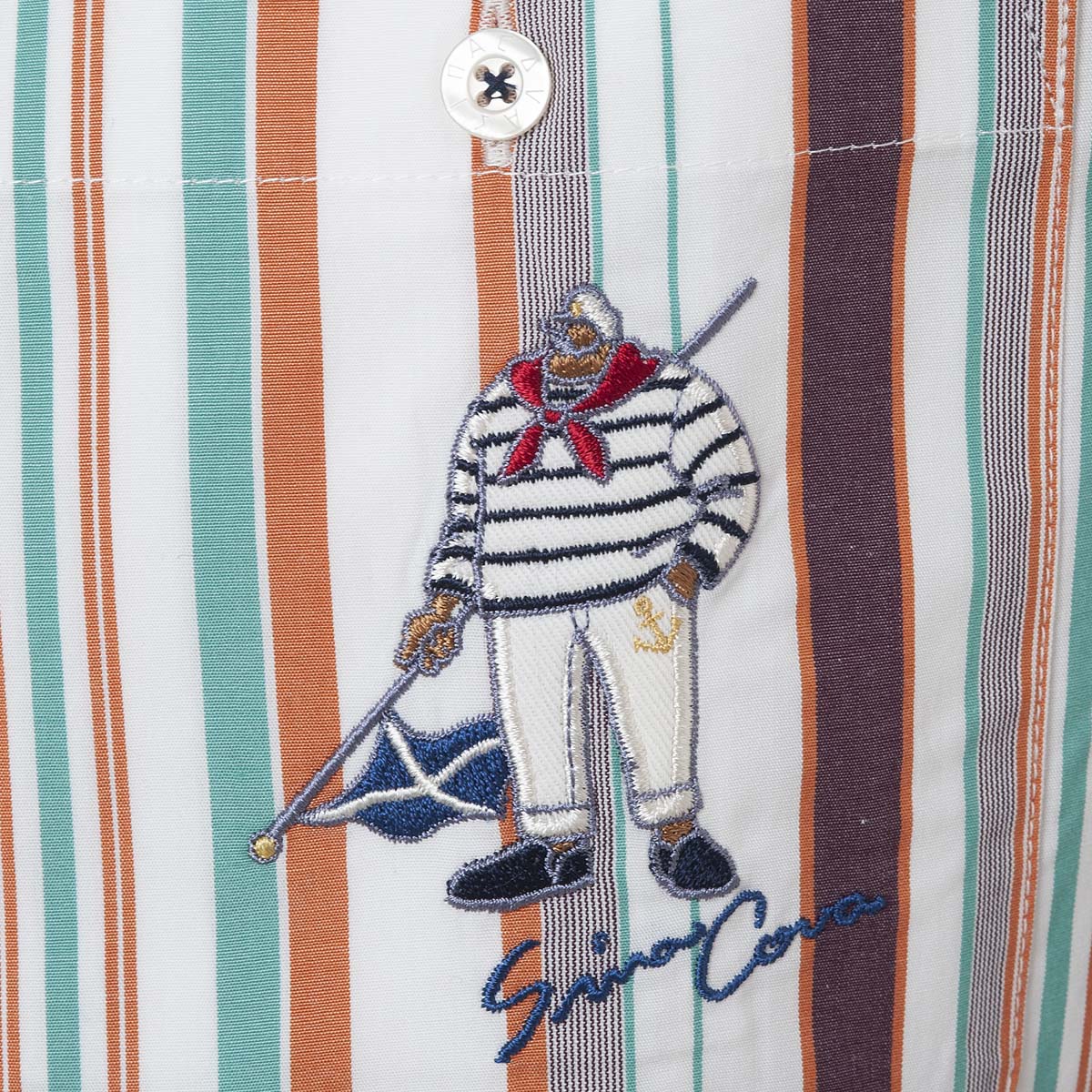 【アウトレット】シナコバ （SINA COVA） 長袖 ボタンダウンシャツ 21124028