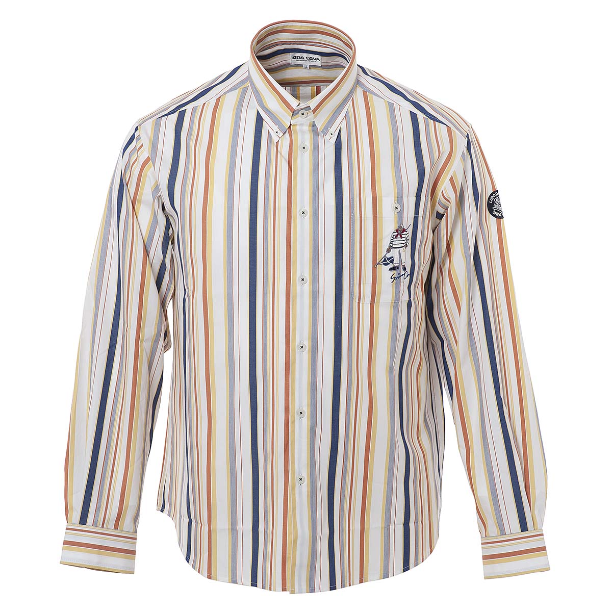 【アウトレット】シナコバ （SINA COVA） 長袖 ボタンダウンシャツ 21124028