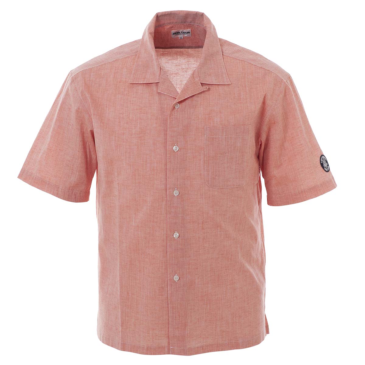 Short -sleeved open collar shirt 21134520