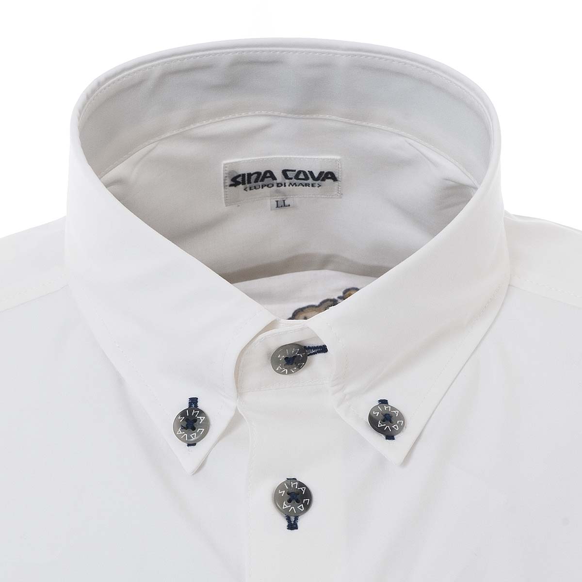 【アウトレット】シナコバ （SINA COVA） 半袖 ボタンダウンシャツ 21124550