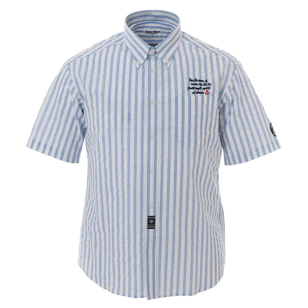 Short -sleeved button down shirt 21134510