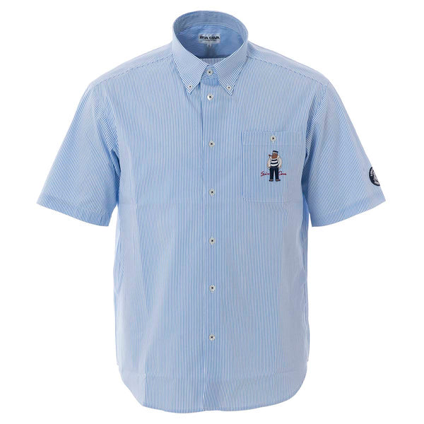 Short -sleeved button down shirt 21124578