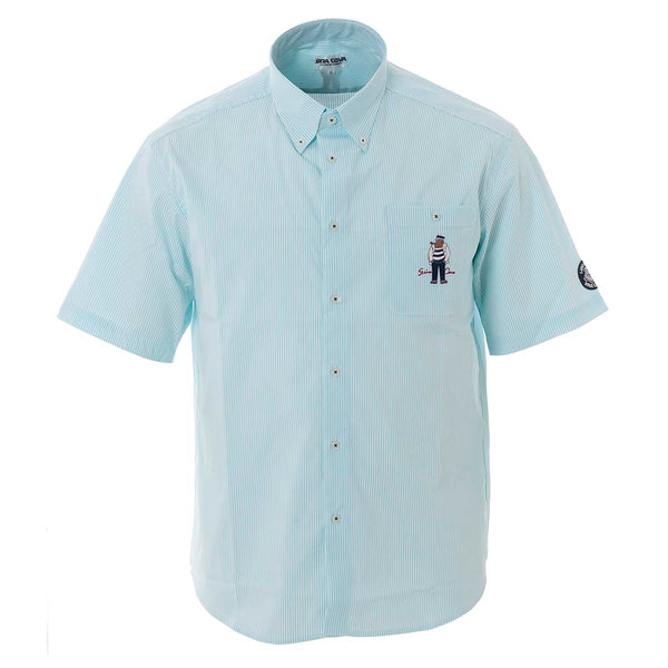 Short -sleeved button down shirt 21124578