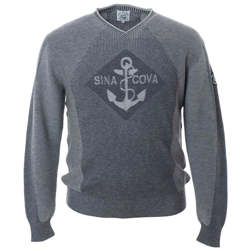 Sina cova シナコバ ニット セーター グレー サイズLニット/セーター