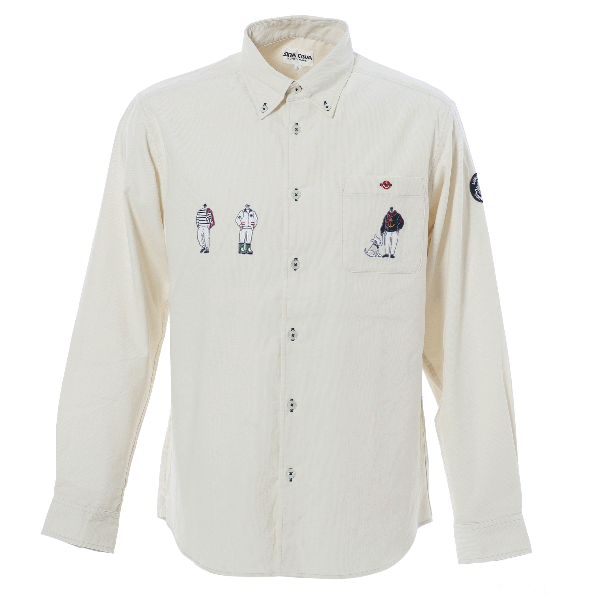 【限定】 SINACOVA長袖 パンツ アウター バッグ シャツ シナコバ 美品 アウトレット】シナコバ （SINA COVA） 長袖 ボタンダウンシャツ
