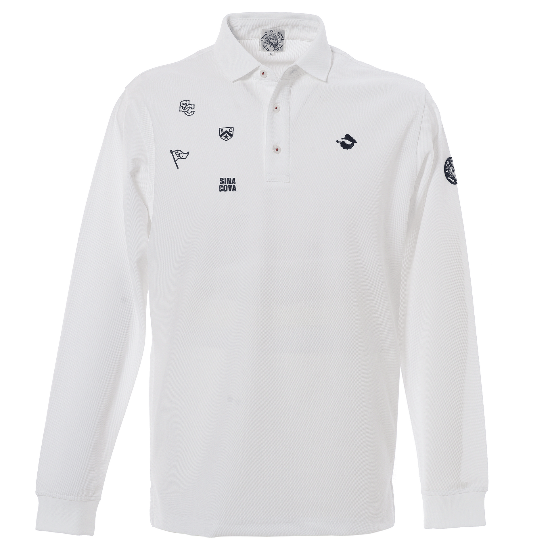 アウトレット】シナコバ （SINA COVA） キングサイズ 長袖ポロシャツ