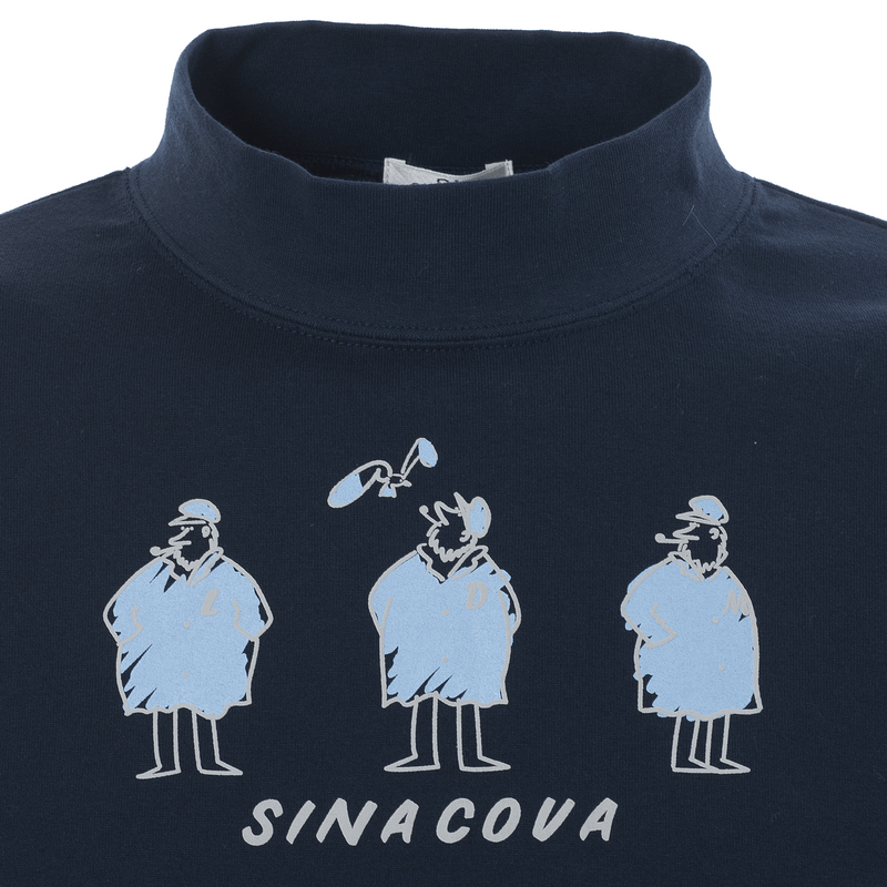 SINA COVA King Size High Neck Long Sleeve T -shirt 22220026