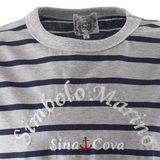 [Official] Sina Cova Long -sleeved T -shirt border unisex unisex 23110030