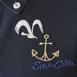 【公式】シナコバ（SINA COVA）５分袖ポロシャツ　ボタンダウンシャツ　セオα使用　23110590