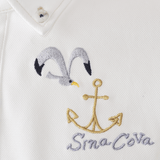 [Official] Sinakova 5 -minute sleeve polo shirt button down shirt