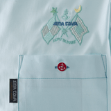 【公式】シナコバ（SINA COVA）長袖 ボタンダウンシャツ ワイシャツ カッターシャツ 刺繍入り スマートカジュアル　23114010