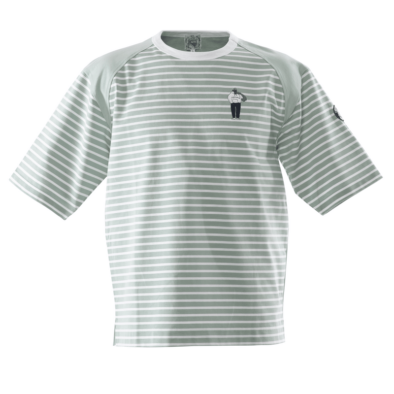公式】シナコバ(SINA COVA)5分袖Tシャツ ボーダー切替Tシャツ 23120510