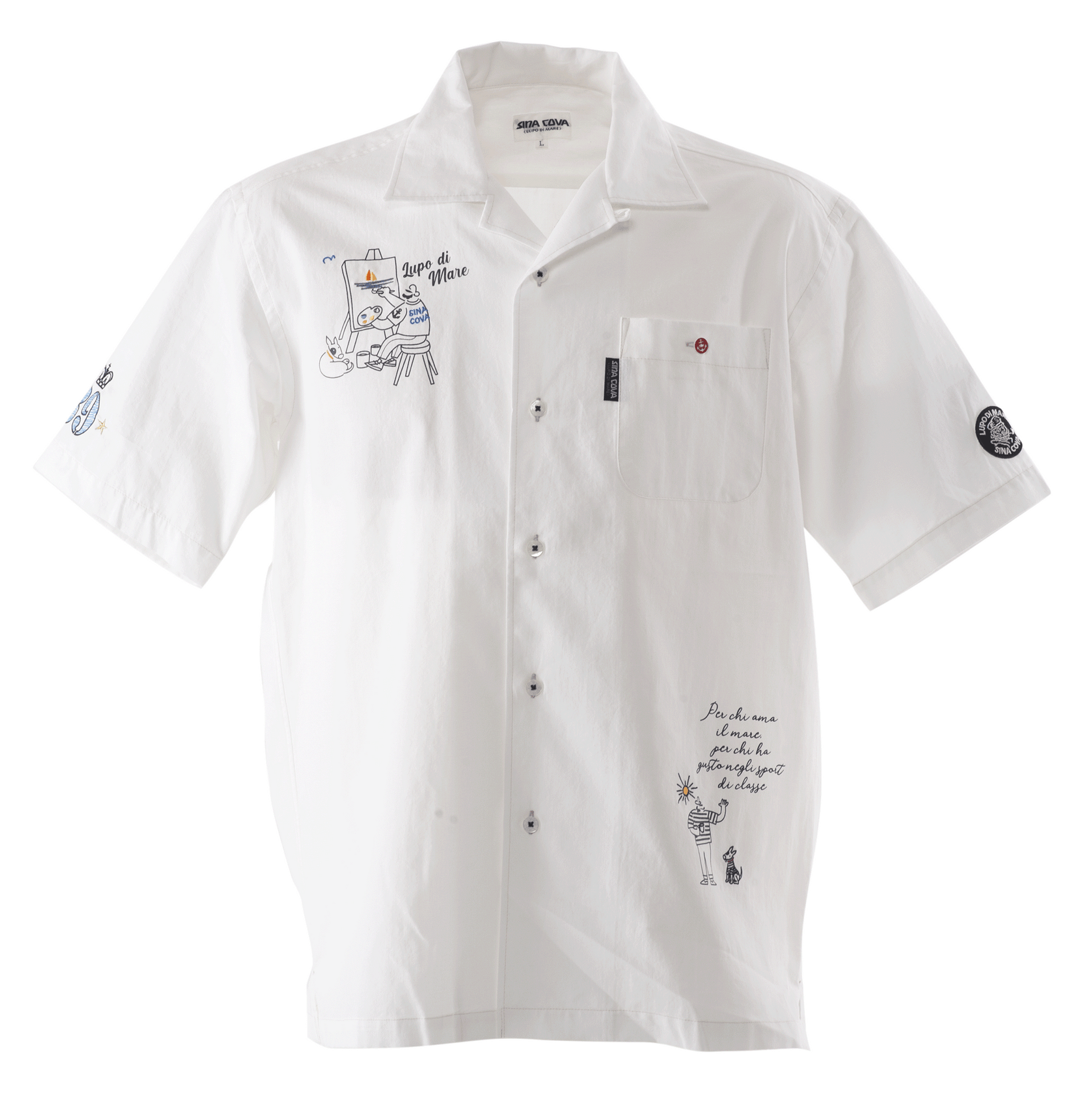 オリジナルシャツ SUN SURF サンサーフ x 葛飾北斎 SS37651 スペシャルエディション