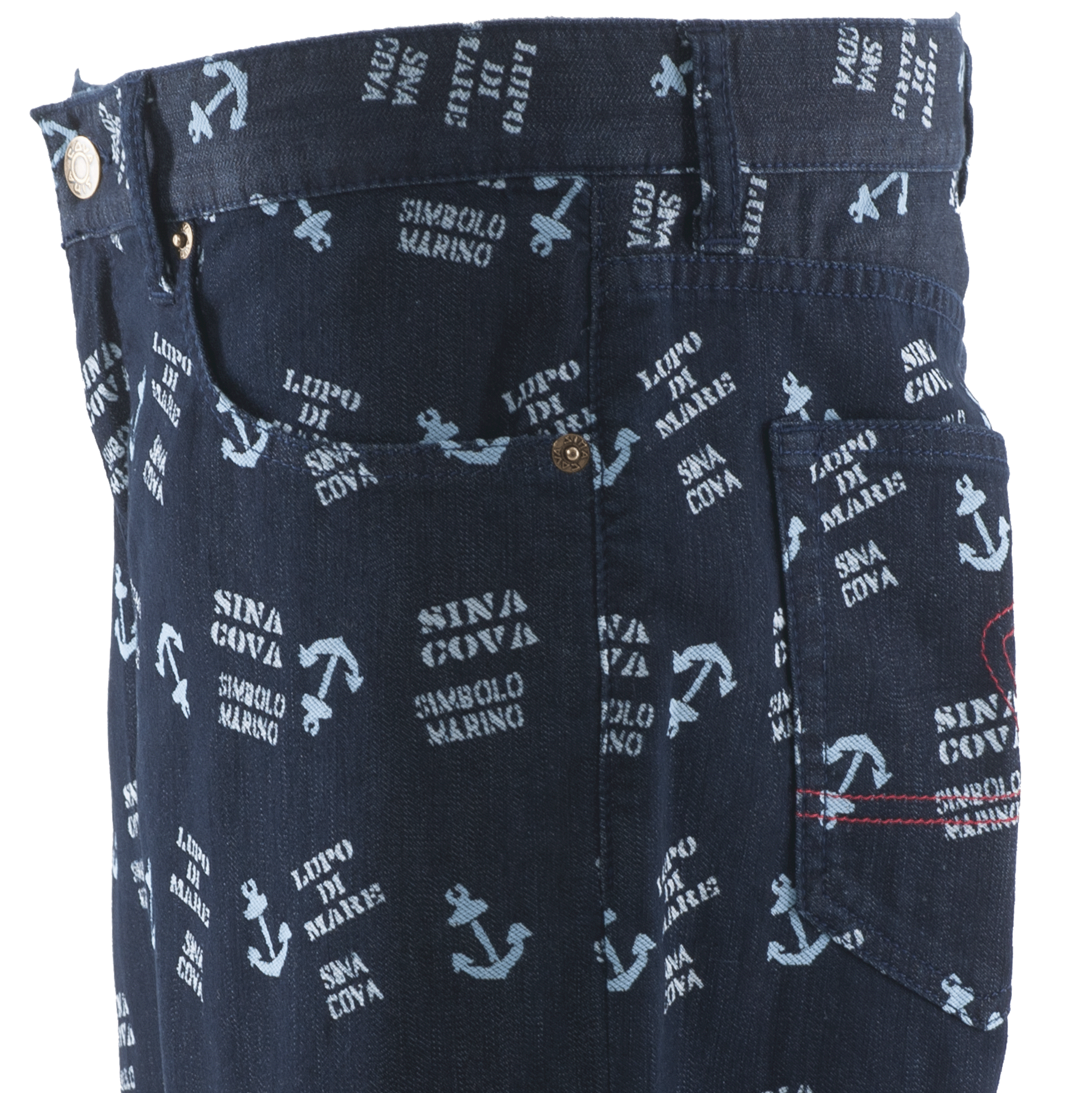 美品　SINA COVA ダークデニムパンツ シナコバジーパン　大きめ SINA COVA denim
