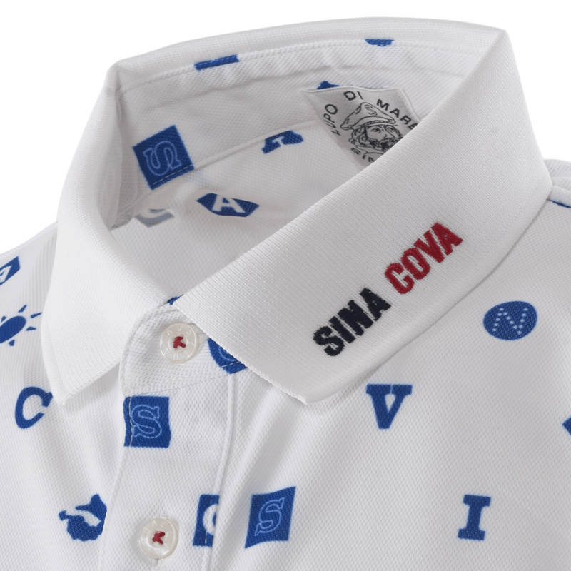 公式】シナコバ（SINA COVA）半袖プリントポロシャツ 機能素材 