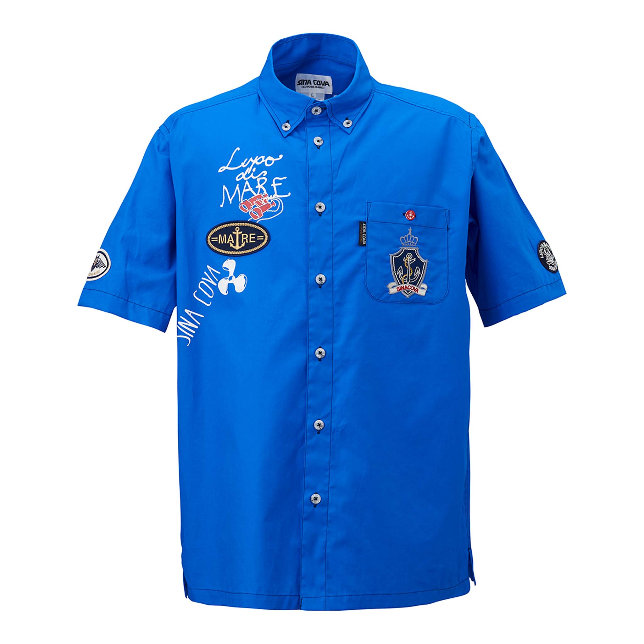 【アウトレット】シナコバ （SINA COVA） 半袖 ボタンダウンシャツ 22114530