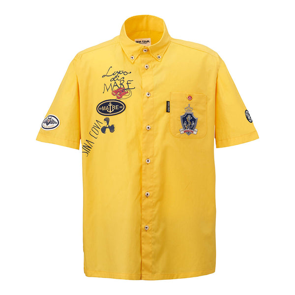 Short -sleeved button down shirt 22114530