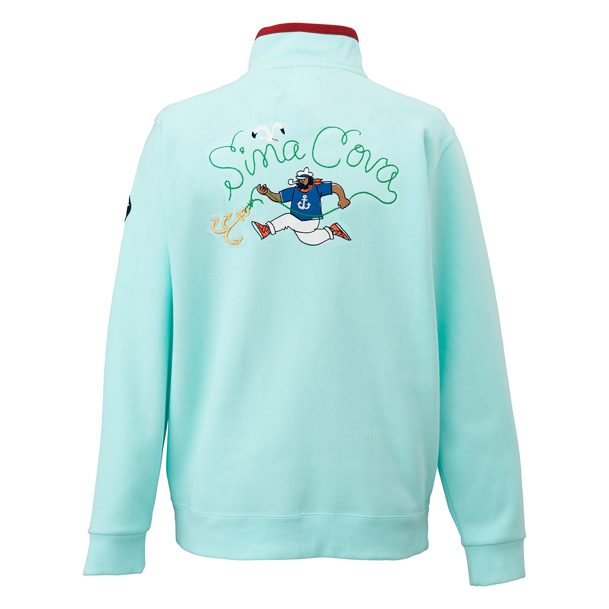 シナコバ★美品長袖トレーナー 公式】シナコバ （SINA COVA） ZIPUPプルオーバー ハーフジップ