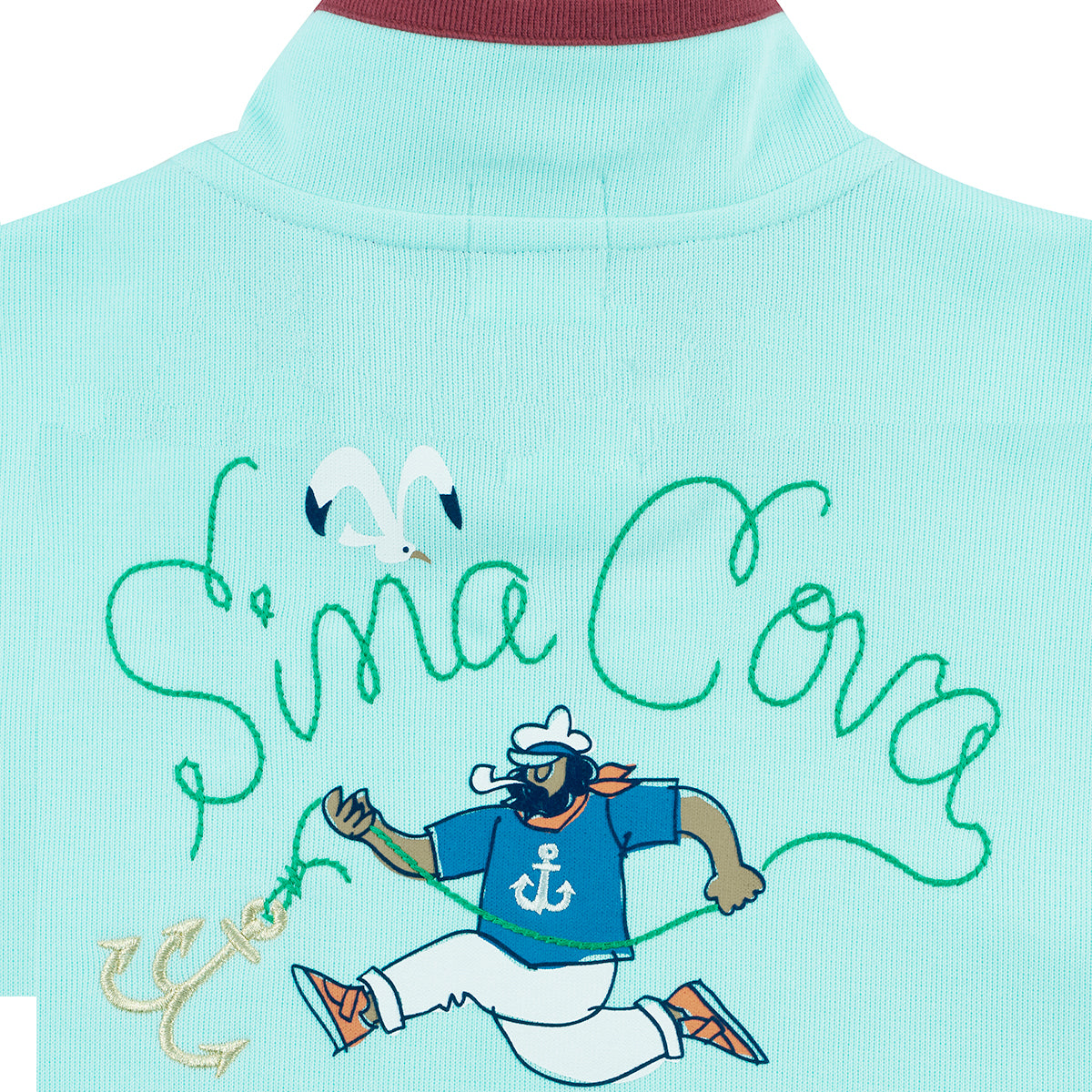 大人気★シナコバ sina cova トレーナー　スゥエット　ハーフジップ　M 公式】シナコバ （SINA COVA） ZIPUPプルオーバー ハーフジップ