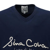 Vネック半袖Tシャツ　22120520 - SINA COVA