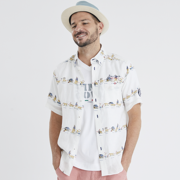 [Official] SINA COVA short -sleeved button down shirt 100 % 23124540